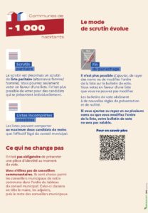 flyer gouvernement élections municipales 2026