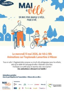 affiche de la 96e édition de Mai à vélo